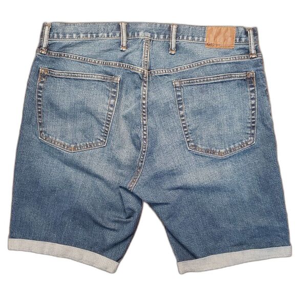 Gap 1969 Men Blue Jean Shorts Size 36 - Picture 3 of 8